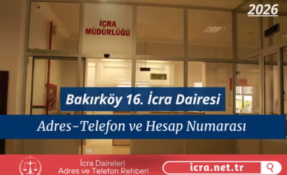 Bakırköy 16. İcra Dairesi