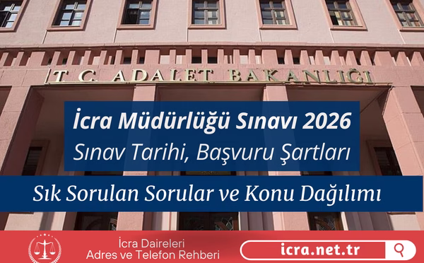 İcra Müdürlüğü Sınavı 2026