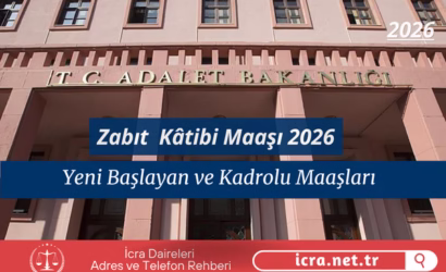Zabit Katibi Maaşı 2026