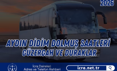 Aydın Didim Dolmuş Saatleri 2026