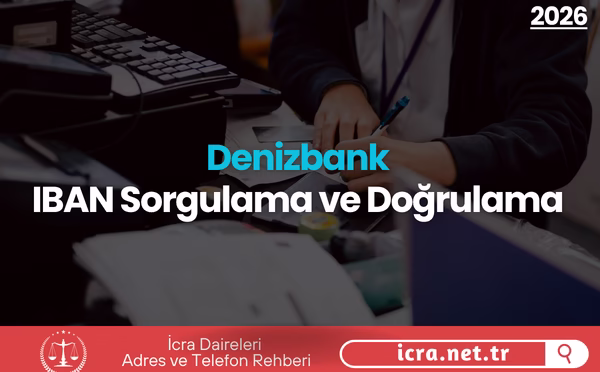 DenizBank IBAN Sorgulama ve Doğrulama (2026)