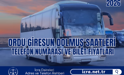 Ordu Giresun Dolmuş Saatleri 2026