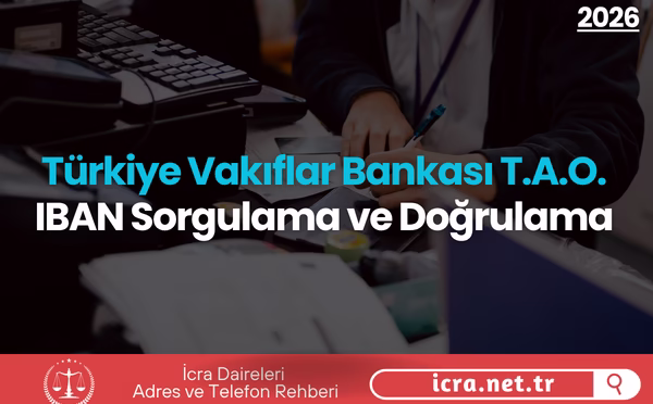 VakıfBank IBAN Sorgulama ve Doğrulama (2026)